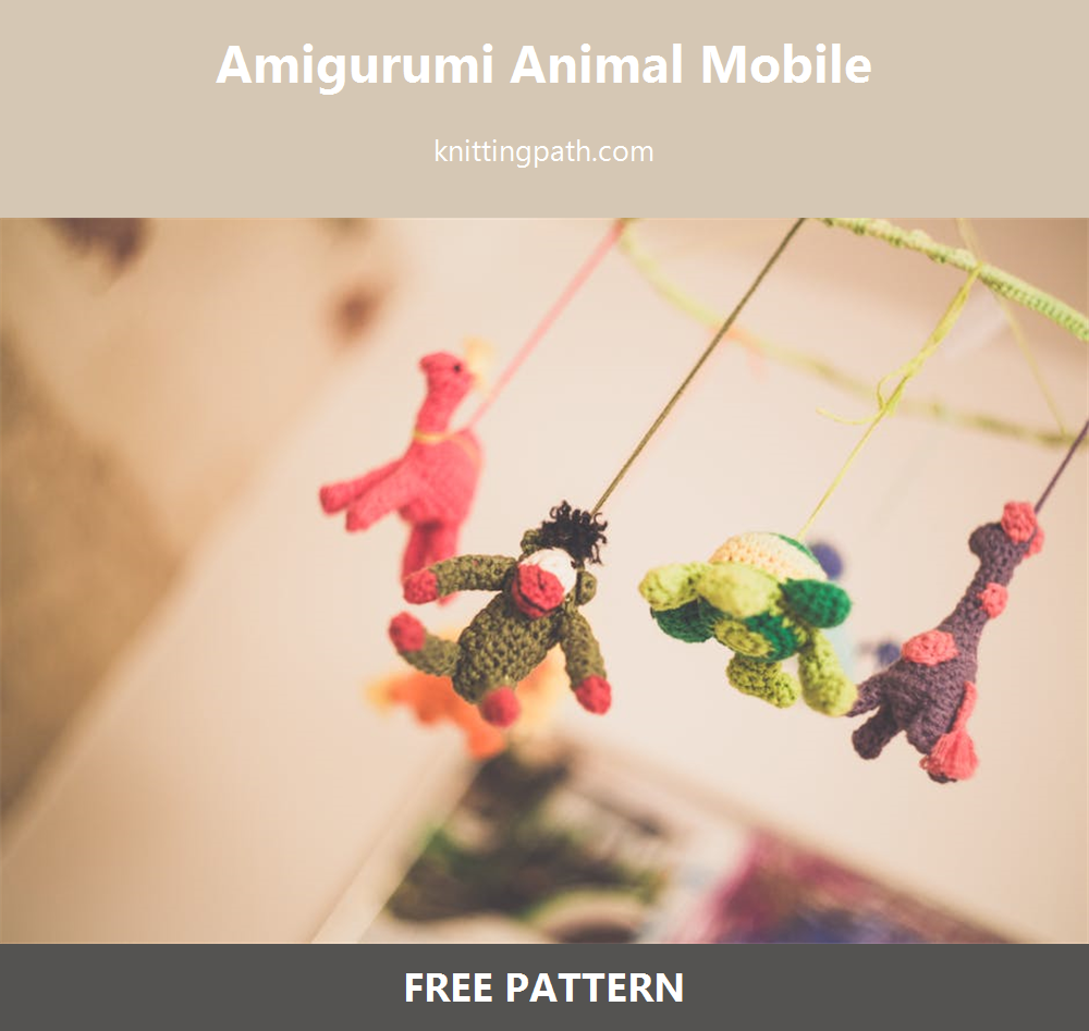 Amigurumi Animal Mobile