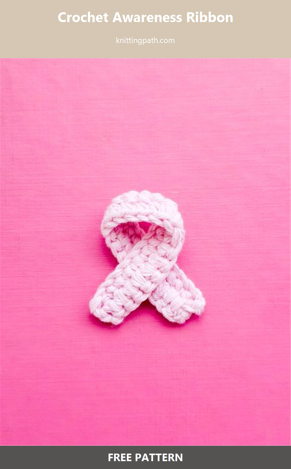 Crochet Awareness Ribbon