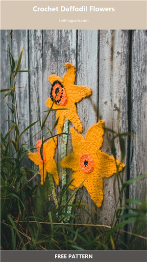 Crochet Daffodil Flowers