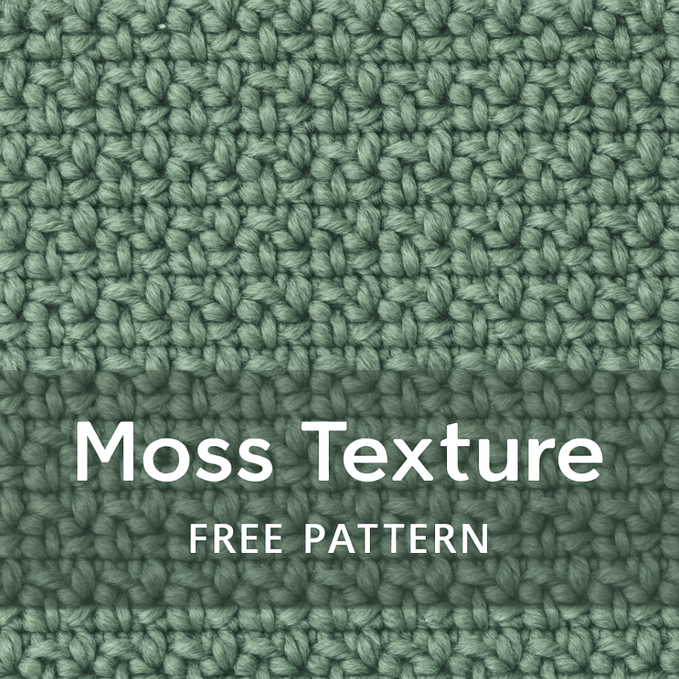 Moss Texture Crochet Pattern (2025 Modern Stitch)